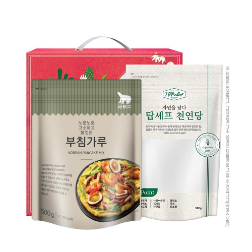 곰표부침가루 탑셰프천연당380리필(2종)