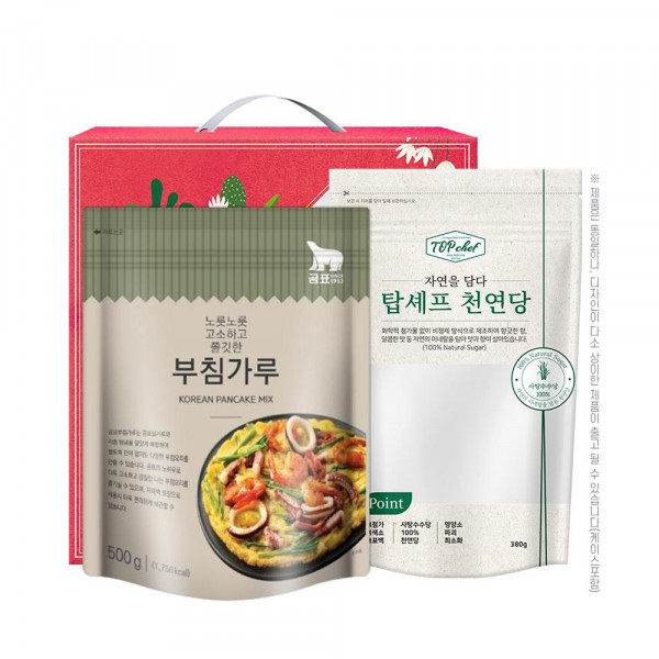 곰표부침가루 탑셰프천연당380리필(2종)